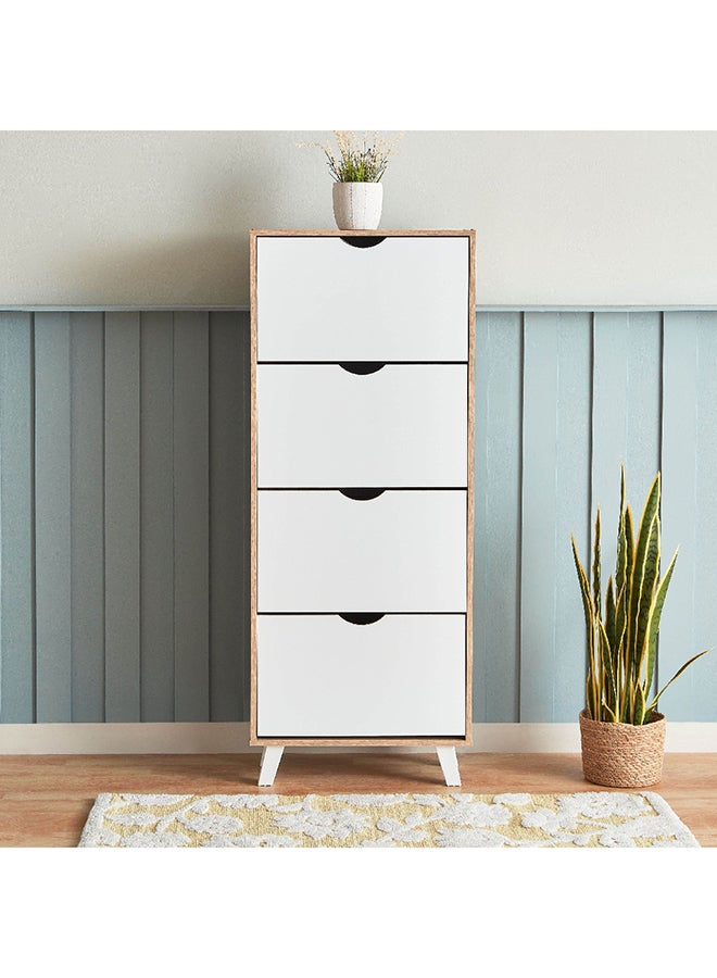 Home Box Alford Albany 24-Pair 4-Tier Shoe Cabinet 60 x 153 x 30 cm - Image 2